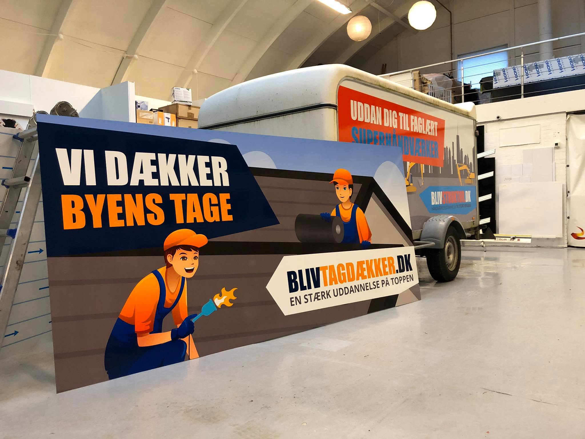 Skilte produktion i Greve